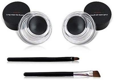 

Miss Rose Long Lasting 24 H gel eyeliner pack of 2 black+black 6 g(Black)