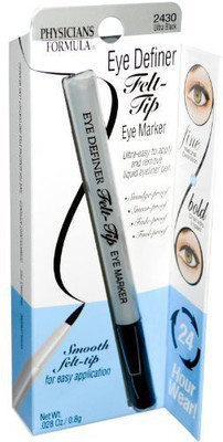 

Physicians Formula Definer Felt Tip Marker Ultra Black 2430 0.84 ml(Black)