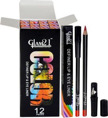 

Glam 21 Tomato Color Definer Lip & Eye Liner Pack of 12 1.7 g(EY071-13)