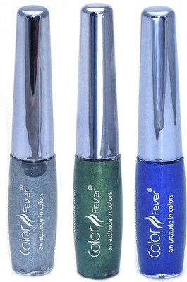 

Color Fever Long Lasting Water Proof Eye Liner 18 ml(Silver 01, Green 01, Blue 01)