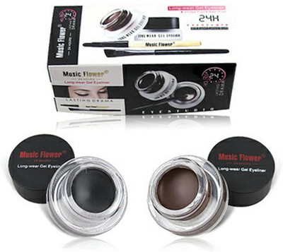 

Music Flower Eye Studio 24 hours Long Wear Gel Eyeliner 3 g(BROWN, BLACK)