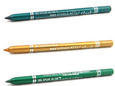 

Bonjour Paris Single Apply 1507201621 Glazed Green-Golden-Pure Green Kajal(Glazed Green, Golden, Pure Green, 3.6 g)