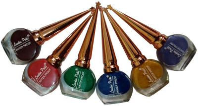 

London Pride Waterproof Eyeliner Pack of 6 60 ml(6 Eyeliner)