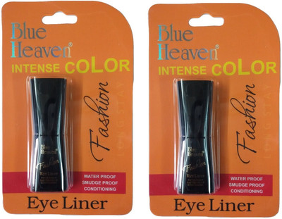 

Blue Heaven Fashion Eyeliner( Set of 2 Pc) 6 ml(Black)