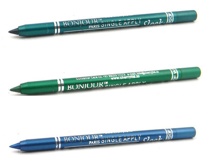 

Bonjour Paris Single Apply 1507201641 Glazed Green-Pure Green-Turquoise Kajal(Glazed Green, Pure Green, Turquoise, 3.6 g)