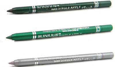 

Bonjour Paris Single Apply 1507201665 Leaf Green-Pure Green-Silver Kajal(Leaf Green, Pure Green, Silver, 3.6 g)