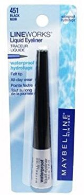 

Maybelline Lineworks Liquid Black 690L-01 0.5 ml(Black)