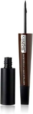 

Mars Mars Gel Liquid Liner Makeup Artist's Picks 24 H Waterproof-With Free Mars Eye/Lipliner & Adbeni Accessories-HUUPS 5 g(Black)