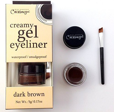 

Cherimoya Creamy Waterproof And Smudgeproof Gel Dark Brown 5.1 ml(Dark Brown)