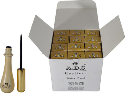

ADS Waterproof Eyeliner Pack of 12 5 g(POPM-01)