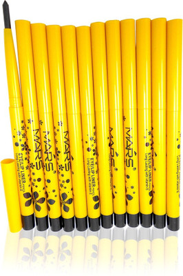 

Mars Eyeliner Pencil With Longlasting Vitamin E Free Liner & Rubber Band 2.5 g(Black)