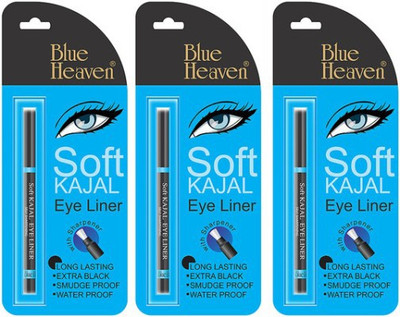 

Blue Heaven soft kajal eyeliner (set of 3) 0.93 g(Black)