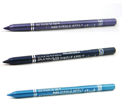 

Bonjour Paris Single Apply 1507201617 Cool Purple-Navy Blue-Sky Blue Kajal(Cool Purple, Navy Blue, Sky Blue, 3.6 g)