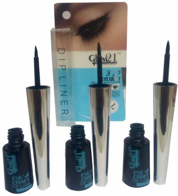 

Glam 21 Liquid Eyeliner Black Pack of 3NDSW 15 g(Black)