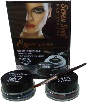 

Seven Seas Beauty Makeup Gel Eye Liner Pack of 2 10 g(Multicolor)