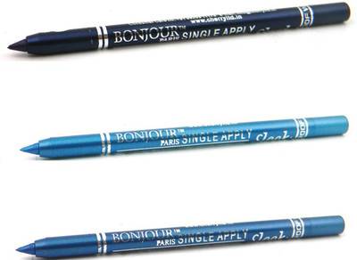

Bonjour Paris Single Apply 1507201674 Navy Blue-Sky Blue-Turquoise Kajal(Navy Blue, Sky Blue, Turquoise, 3.6 g)