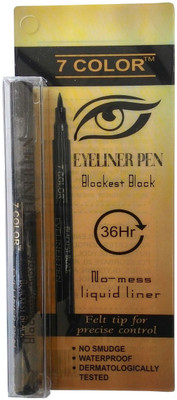 

7 Color Eyeliner Black Pen 1.2 g(Black)