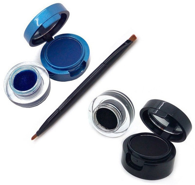 

One Personal Care 4 in 1 Cushion Gel + Cake Liner | Be You | 9 to 9 Long Lasting Drama | Quick-Drying Smudge/Waterproof 14 g(Black, Blue)