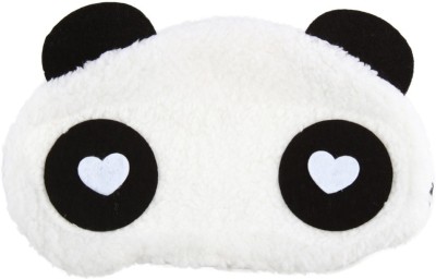 Jonty WH Panda Travel Sleep Cover Blindfold Eye Shade(White)
