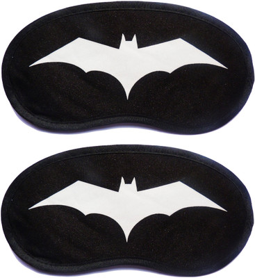 

Jonty WhiteBat-WhiteBat Cartoon Travel Sleeping Eye Cover Blindfold (Pack of 2) Eye Shade(Multicolor)