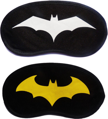 

Jenna WhiteBat-YellowBat Cartoon Travel Sleeping Eye Cover Blindfold (Pack of 2)(2 g)