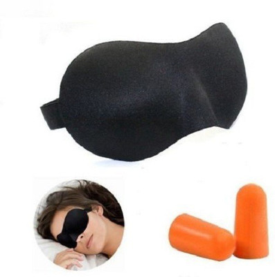 

Sukot Eyemask Eye shade Stress Free Sleeping Eye Mask With Ear Plug(1 ml)