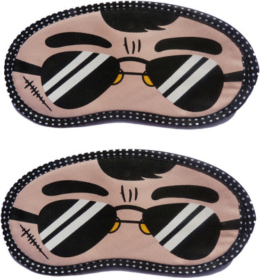 

Jenna BlackSpecs-BlackSpecs Cartoon Travel Sleeping Eye Cover Blindfold (Pack of 2)(2 g)