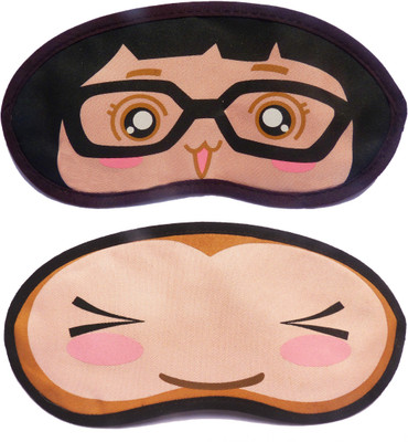 

Jenna GirlSpecs-WinkEye Cartoon Travel Sleeping Eye Cover Blindfold (Pack of 2)(2 g)
