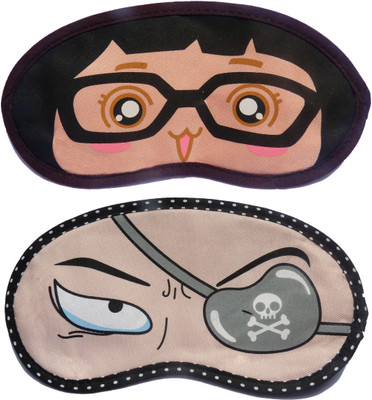 

Jenna GirlSpecs-PatchEye Cartoon Travel Sleeping Eye Cover Blindfold (Pack of 2)(2 g)