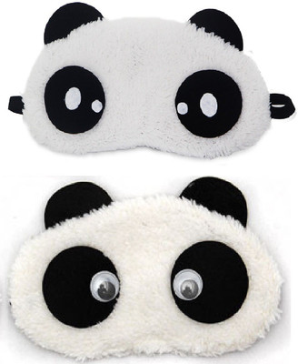 

Jenna Dot Eyes Panda Travel Sleep Cover Blindfold (Pack of 2)(2 g)