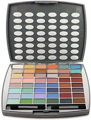 

BR BR Glamour Girl Makeup Kit 48 Eyeshadow 4 Blush 6 Lip Gloss Compact #JC130B 1 g(Multishades)