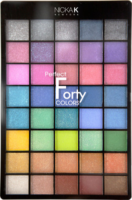 

Nicka K Perfect Forty Colors Eye Shadow Palette 88 g(Multishades)