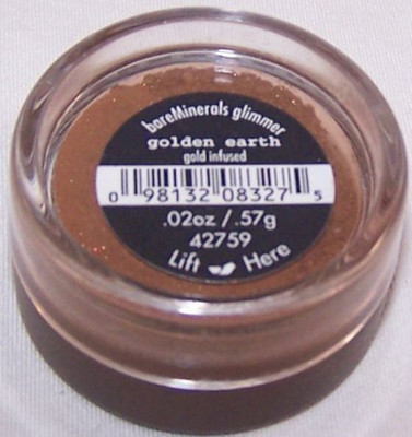 

Bare Escentuals Glimmer shadow Golden Earth 42759 0.57 g(golden)