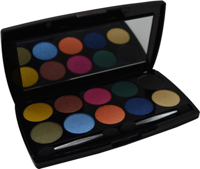 

Forteens Ceremonial 10 Colors Eyes Pro Palette 0.7 g(Dark Black-0102)