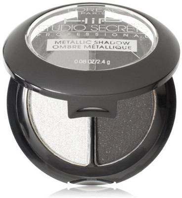 

L'Oreal Paris Paris HiP Studio Secrets Professional Metallic Eye Shadow Duos 2.26 g(Platinum)
