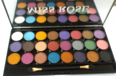

Miss Rose 24-Color Gliter Eye Shadow 29 g(Multi Color)