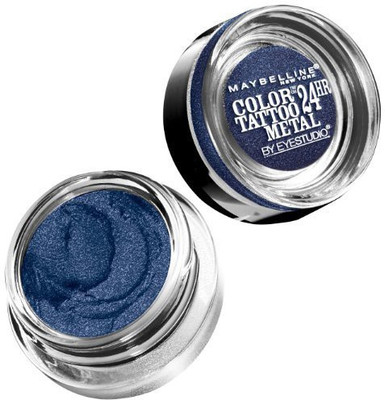 

Maybelline Eye Studio Color Tattoo Metal 24 Hour Cream Gel Eyeshadow, Electric Blue 2 g(Electric Blue)