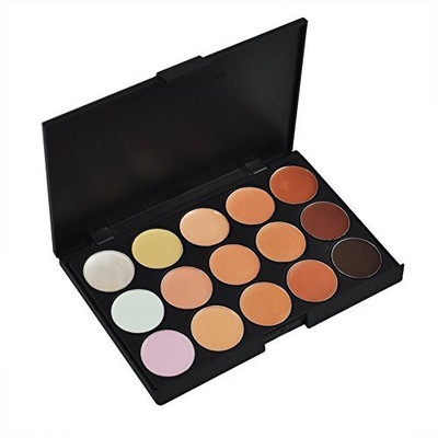 

Outop Colors Professional Concealer Camouflage Makeup Palette Contour Face Contouring Kit 3 g(Dark)