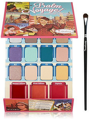 

The Balm Balm Voyage! Face Palette w/Twinbeauty Brush 14 g(Multicolor)