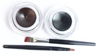 

KASCN PROFESSIONAL 24 HOUR LASTING DRAMA EYE SHIMMER IN BLACK & BROWN 6 g(BLACK)