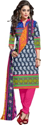 

Jiya Crepe Self Design, Printed Salwar Suit Dupatta Material(Un-stitched), Multicolor;pink