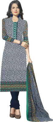 

Jiya Cotton Self Design, Printed Salwar Suit Dupatta Material(Un-stitched), Dark blue;multicolor