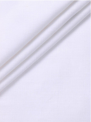 

Jack Danieels Cotton Solid Shirt Fabric(Un-stitched), White