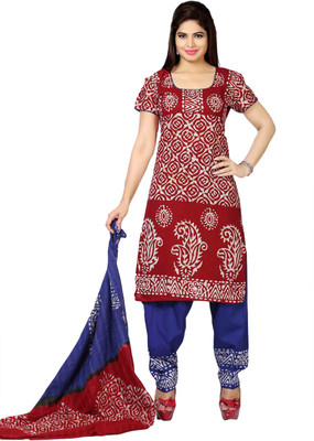 M.S.RETAIL Cotton Blend Printed Salwar Suit Material