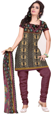 

Jiya Crepe Self Design, Printed Salwar Suit Dupatta Material(Un-stitched), Beige;multi