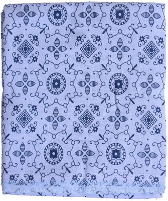 

British Terminal Cotton Printed Shirt Fabric(Un-stitched), Blue