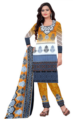 

Jiya Crepe Self Design, Printed Salwar Suit Dupatta Material(Un-stitched), Multicolor;yellow