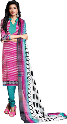 

Khushali Crepe Self Design, Printed Salwar Suit Dupatta Material(Un-stitched), Green;multicolor;pink;white