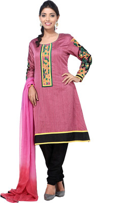 Aapno Rajasthan Cotton Printed Semi-stitched Salwar Suit Dupatta Material available at flipkart for Rs.3599