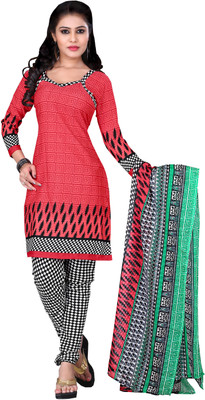 

Jiya Crepe Self Design, Printed Salwar Suit Dupatta Material(Un-stitched), Black;multicolor;pink;white